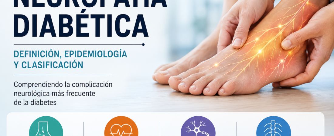 Neuropatía diabética: definición, epidemiología y clasificación